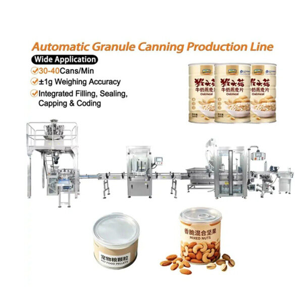 Granule Tin Can Packaging Line