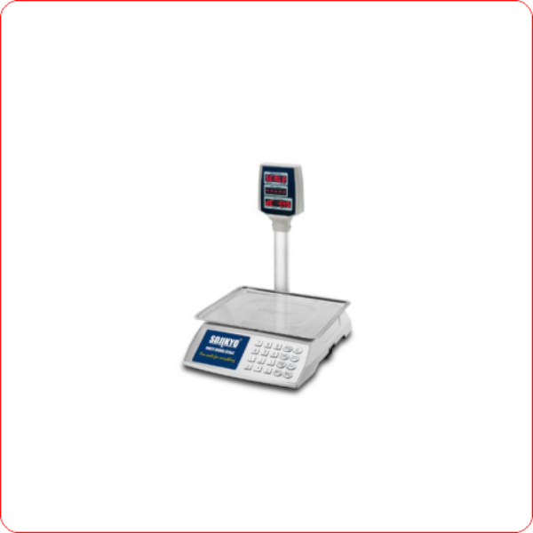 Price Computing Scale with Pole