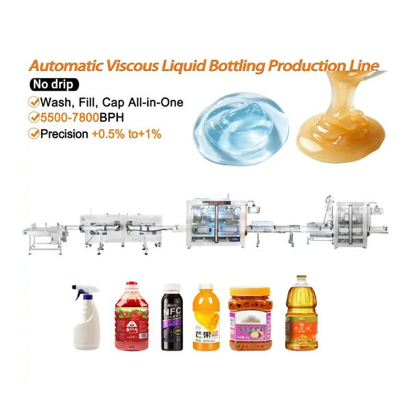 Tracking Piston Bottling Line